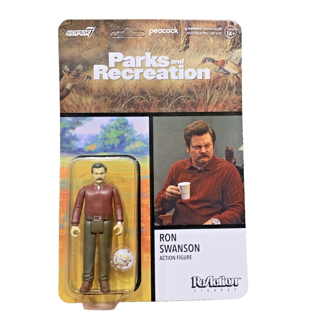 Ron Swanson-  Parks and Recreation Super7 Reaction Figure